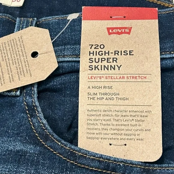 NWT Women’s 720 High-Rise Super Skinny
Sz: 30 X 32 - Picture 2 of 7